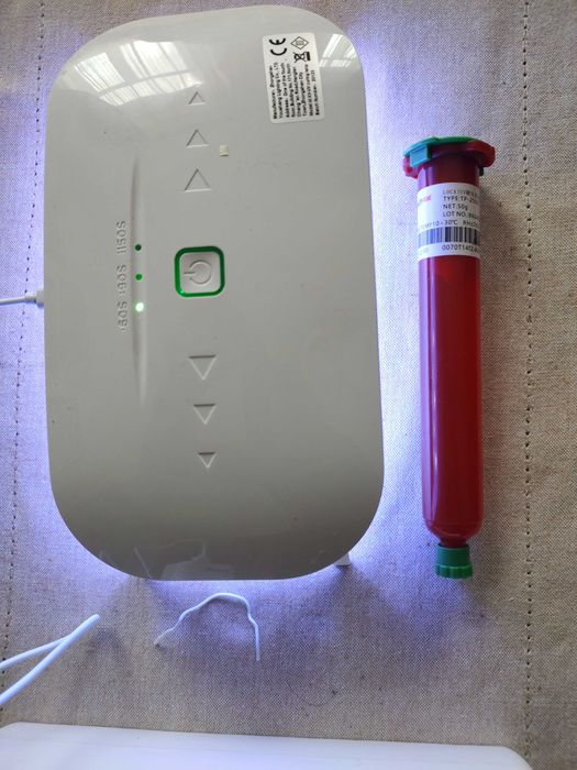 Lampa led UV, dimensiuni 22,5x12,5x5cm si adeziv LOCA TP2500F,