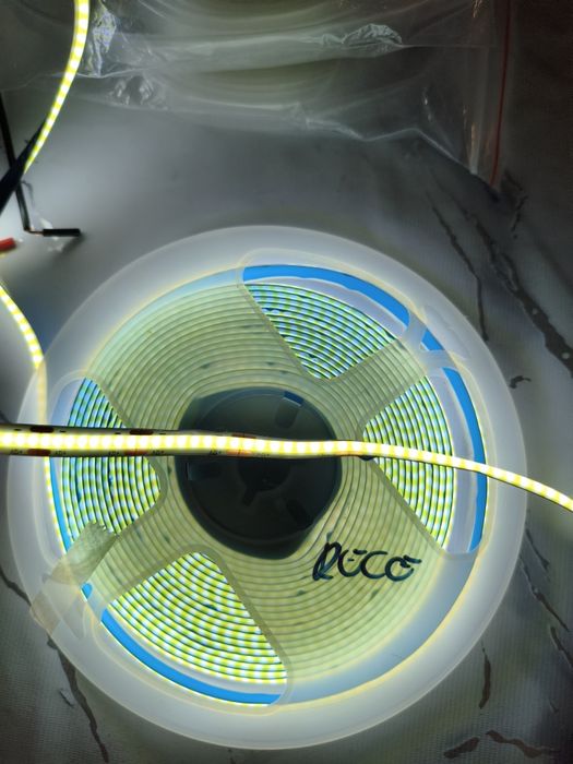 Banda led cob 12v 12w lumina continua culoare  rece cald natural neutr