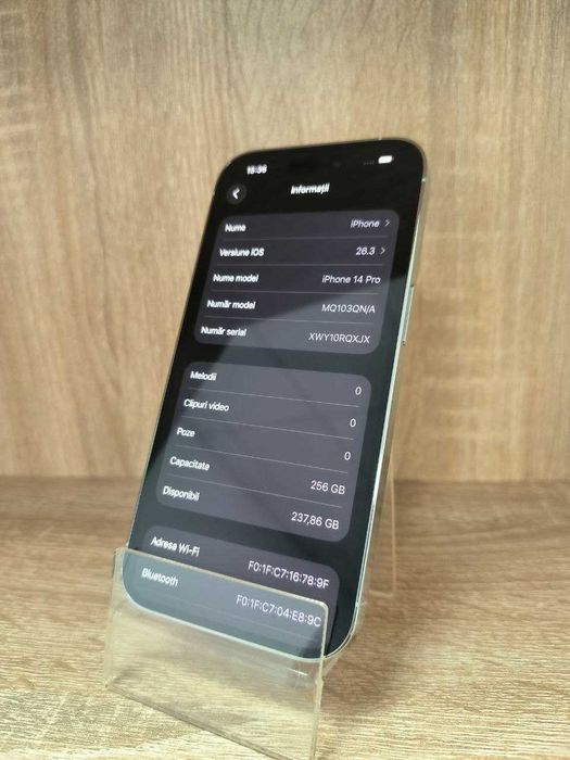 Telefon Apple iPhone 14 Pro 256 GB White Titanium - Cod 121967