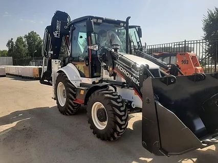 экскаватор погрузчик 3в1 петушок