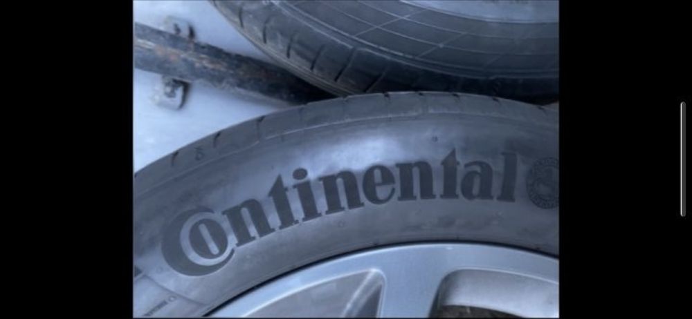 Jante Mercedes Benz C Klasse cu cauc 225/50/R17 dot 2015 vara 5-6mm