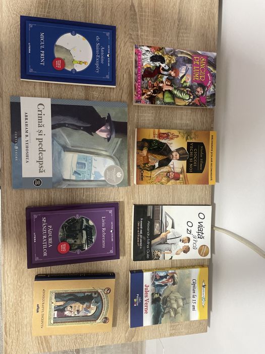 Lot 8 cărți diverse – Lecturi școlare si Romane