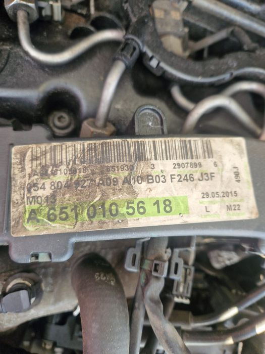 Mercedes b class b200 w246 motor 651