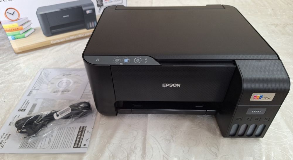 Принтер Epson L3200, цветной 3в1