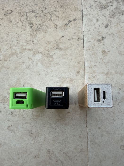 Нови / Powerbank / Преносими батерии 3 броя