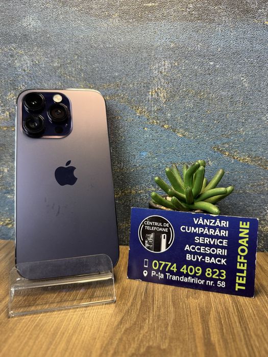 Iphone 14 Pro/128Gb/Garantie 2Ani Centrul de Telefoane/Rate