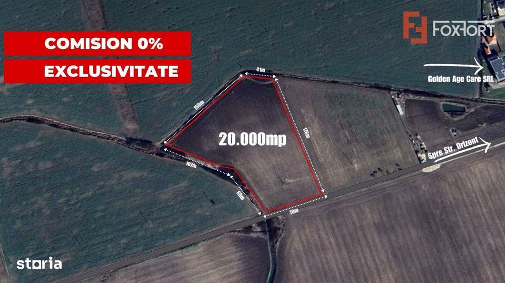 COMISION 0% Teren extravilan agricol 2ha, Sacalaz