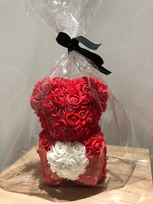 Ursuleț/Iepuraș din trandafiri de săpun