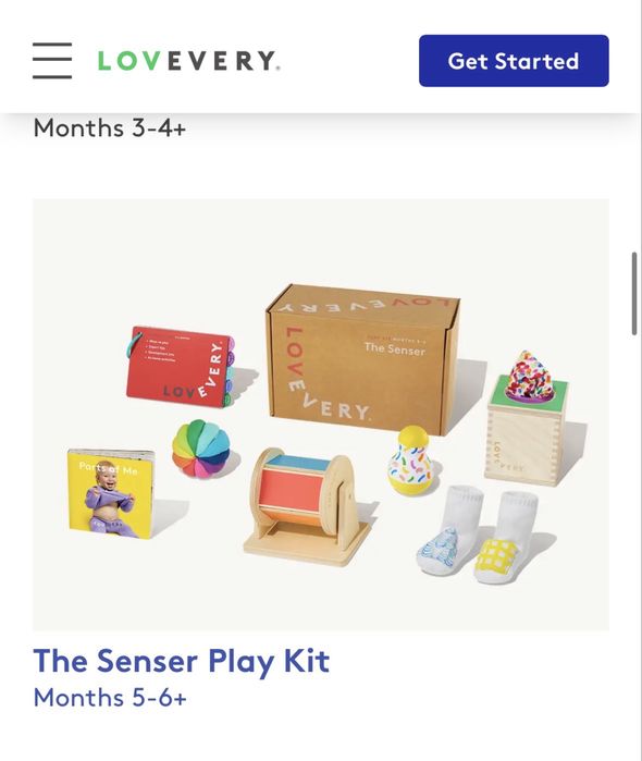 KIT bebe Lovevery The Senser 5-6 luni