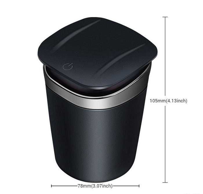 Пепелник за автомобил с LED диод