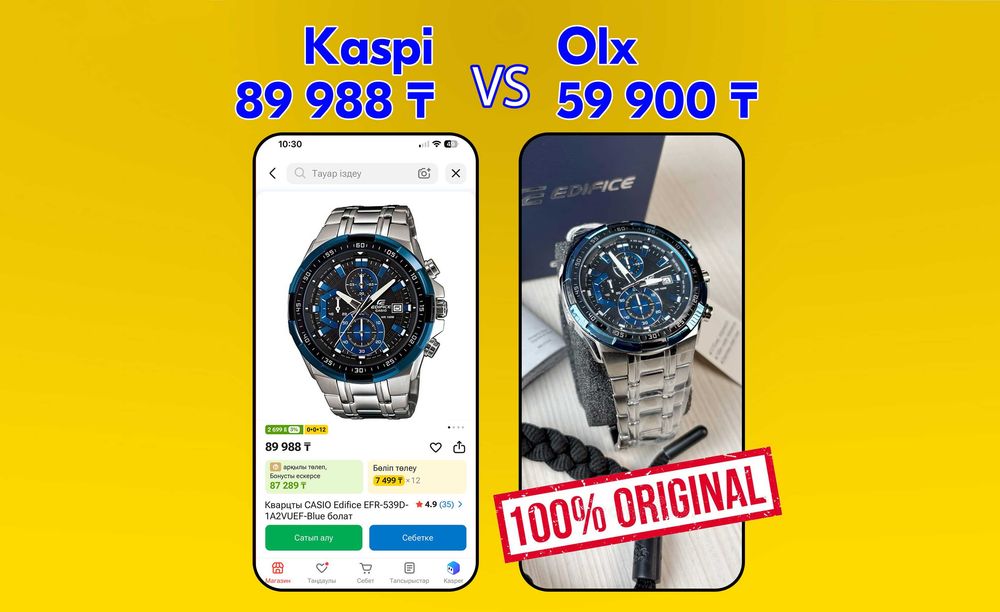 Кварцты CASIO EFR-539D-1A2 болат