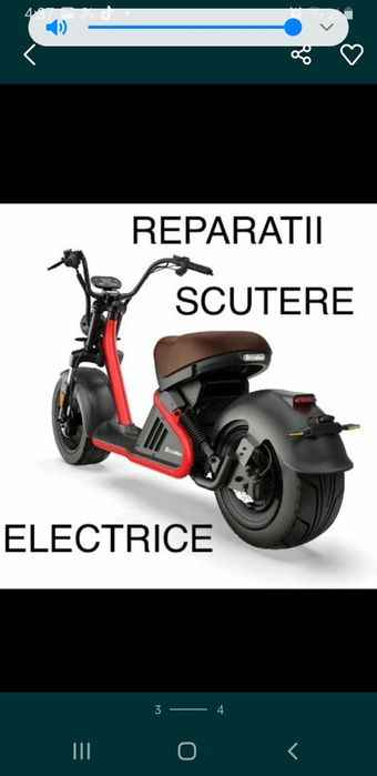 Reparații trotinete,scutere,biciclete,tricicluri Electrice