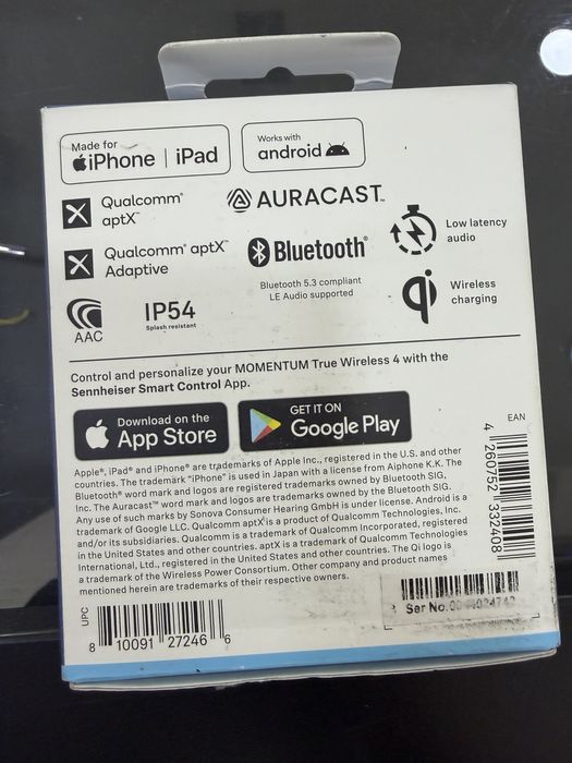 Sennheiser Momentum True Wireless 4 “Gray” EAC