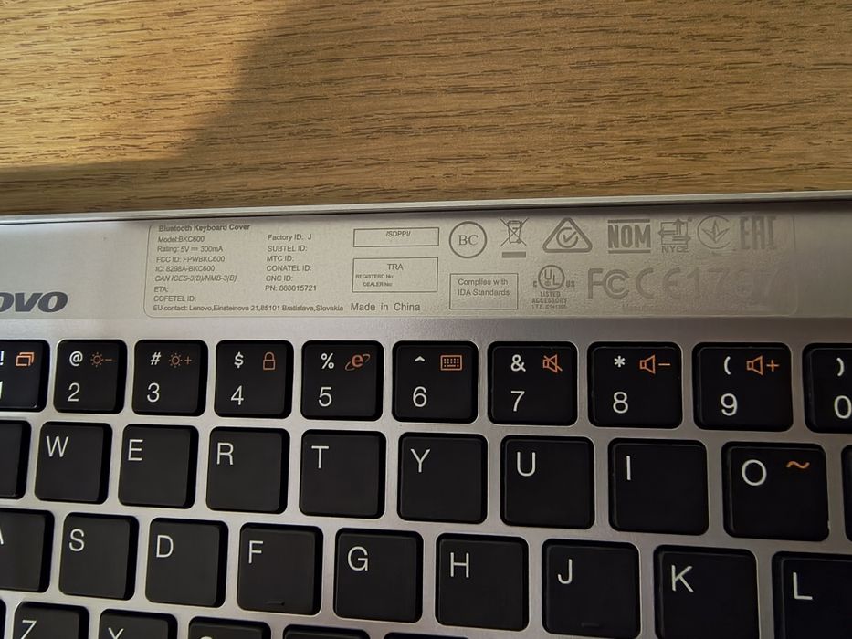 Tastatura Bluetooth lenovo BKC600 pentru YOGA Tablet 10