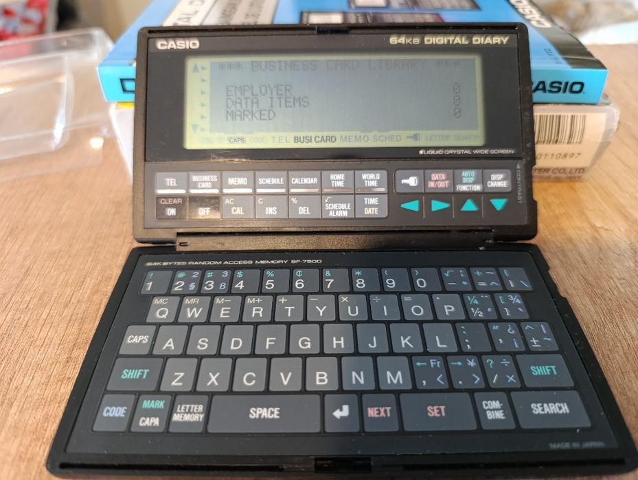 Casio Digital Diary SF-7500