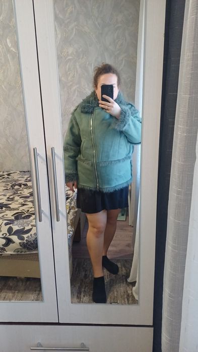Дубленка  женская, зимняя