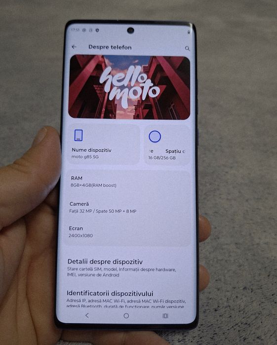 Vând Motorola G85 5G