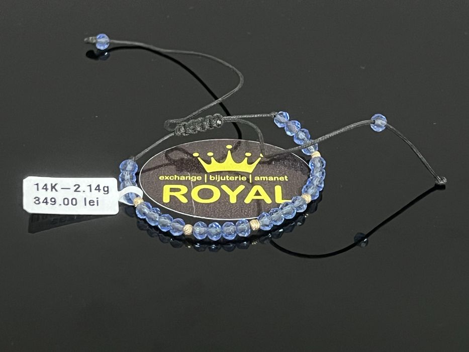 Bijuteria Royal CB : Bratara dama snur bile aur 14k 2,14 grame