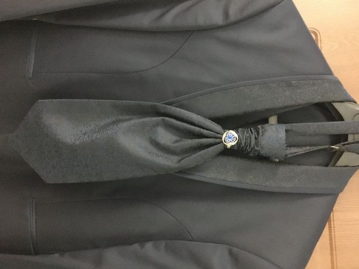 Costum mire, sacou+pantalon+vesta+cravata