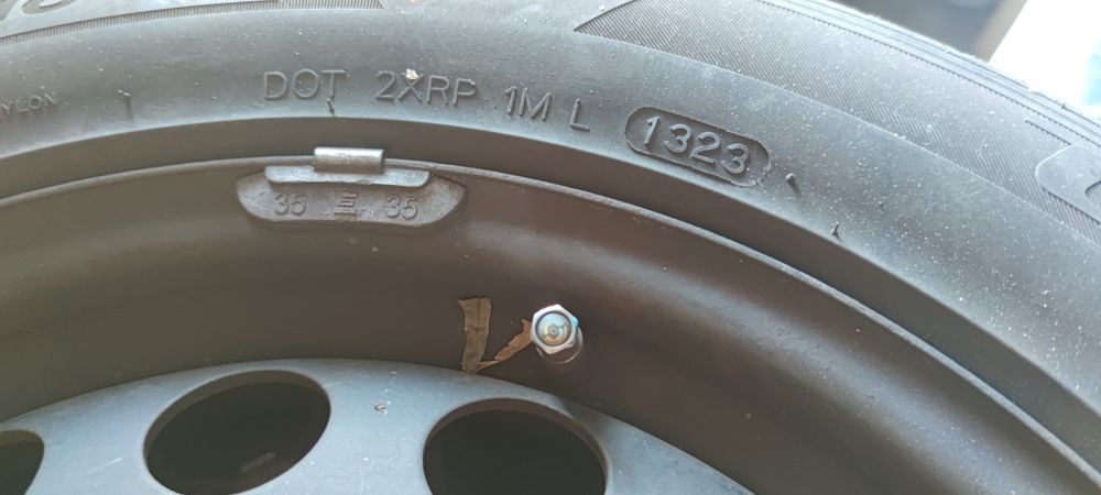 4 buc: Jante tabla 5x100 pe 16 inch, echipate cu anvelope 205/55R16