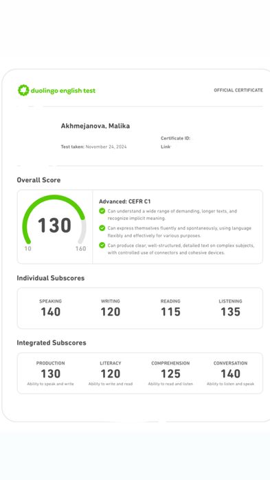 Репетитор английского онлайн Астана