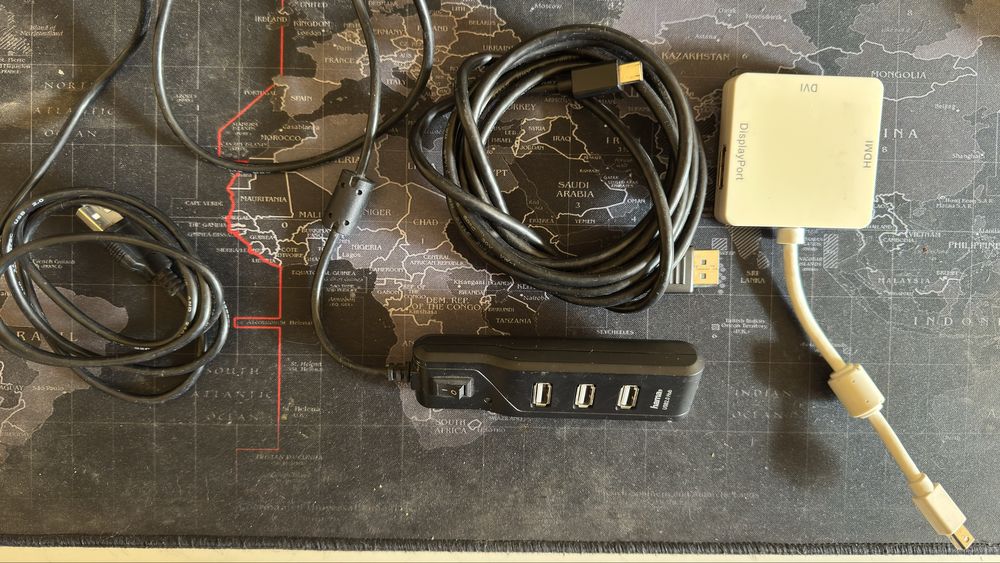 Adaptor Hama 3in1 Mini DisplayPort - DVI, Displayport - HDMI, Alb