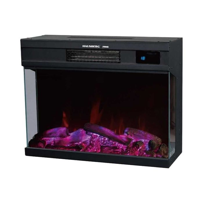 Електрическа дигитална камина с вентилатор Hausberg HB-8221NG