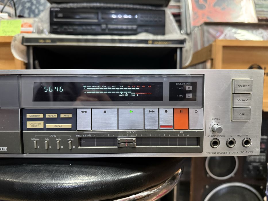 Stereo cassette deck Sony TC-FX 77 в коллекционном состоянии!