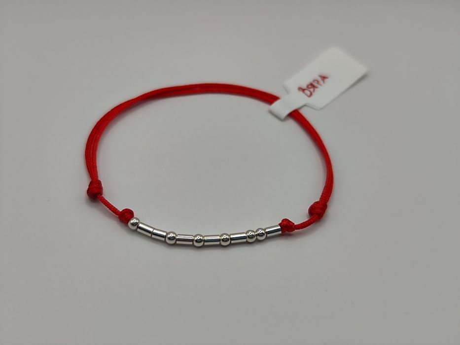 925 сребърни гривни с тайно послание в морзов код