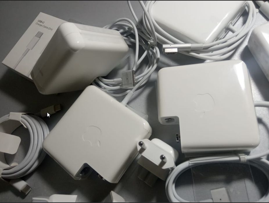 * от Apple зарядка, MacBook Power Adapter magsafe 1 и 2