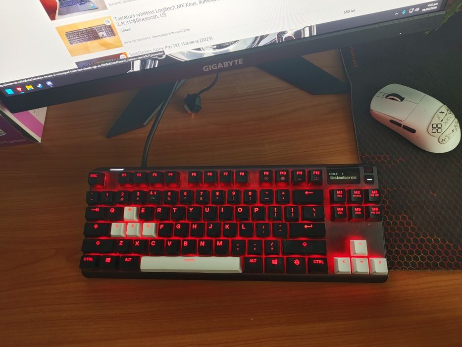 Vand tastatura steelseries apex pro tkl