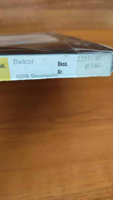 Луксозни немски покривки за кръгла маса с бродерия