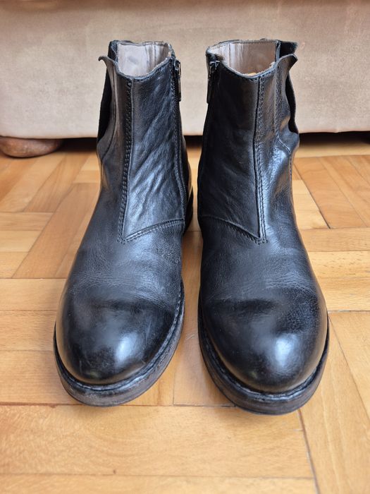 Ghete MoMa, Piele vițel, Goodyear, Fabricate în Italia - 40