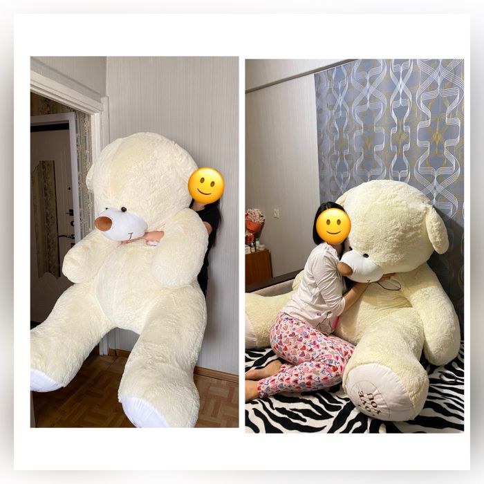 Большой плюшевый медведь