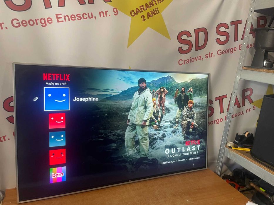 Televizor Smart NanoCell Super UHD  LG49SJ810V/ 125cm Garantie 2 ani Netflix Gratuit