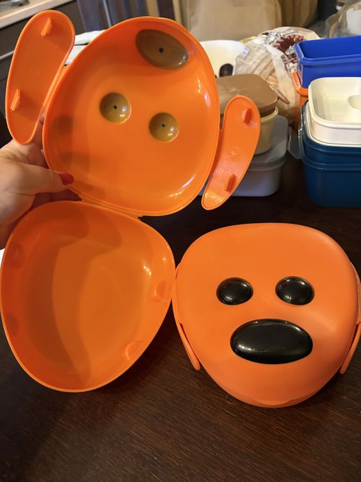 Caserola mancare copii in forma de cățel