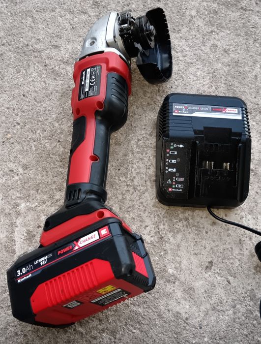 Flex EINHELL AXXIO, brushless, acumulator 3Ah, încărcător rapid