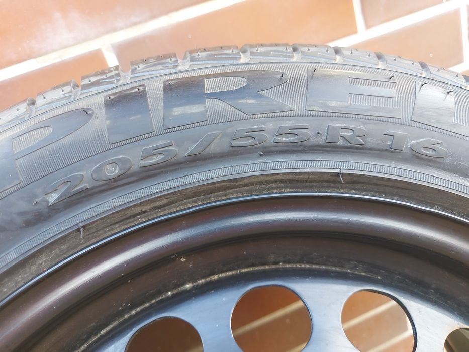 Roată de rezervă 205/55/16, pirelli, vw audi, skoda, seat, mercedes