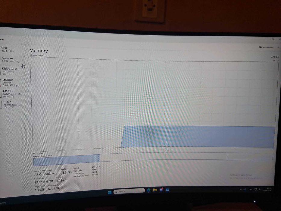 Геймърски Компютър Ryzen 7 7800X3D, RTX 5070 12GB, 32GB, 1000 M2 SSD