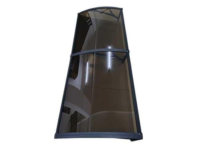 АЛУМИНИЕВ навес тента козирка 200х150 см + плътен плексиглас