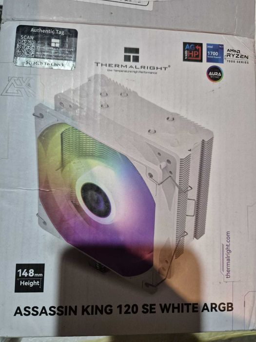 Cooler Procesor Thermalright Assassin King 120 SE White - ARGB 5 Pipes