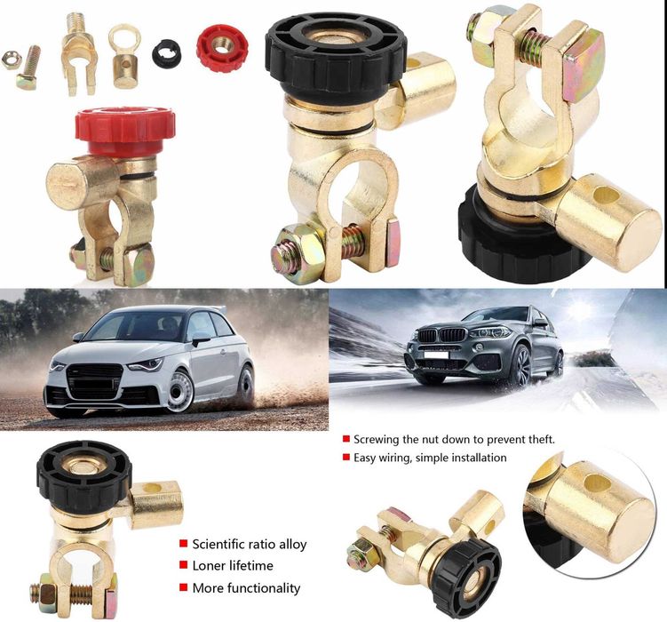 Set Borne Baterie Auto Profesionale de Putere. Noi ambalate!