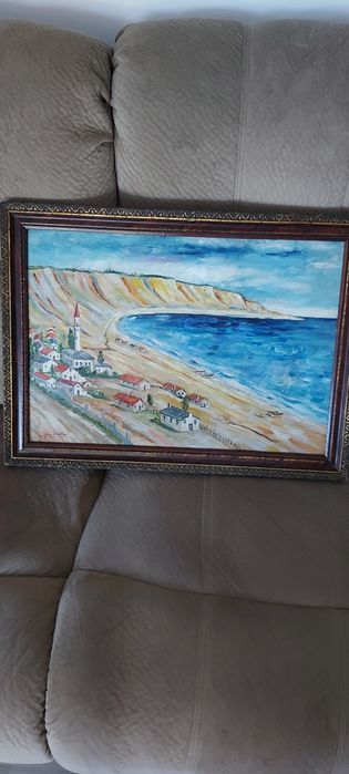 Tablou vechi,ulei,semnate diverși autori consacrați.