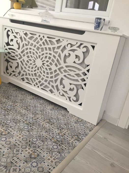 Короба для батарей. Из крашеный мдф. Обрешётки. Батарей