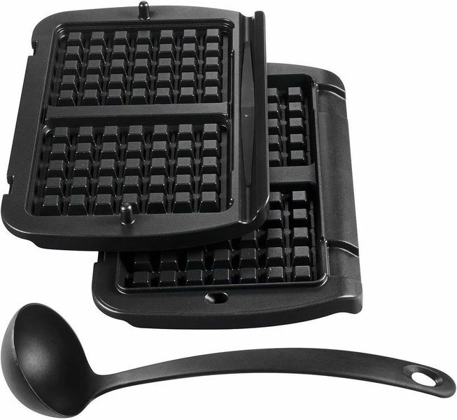 Нови Плочи за Гофрети х 2 и Черпак Tefal Optigrill XA724810, 2 години Гаранция, Незалепващо Покритие