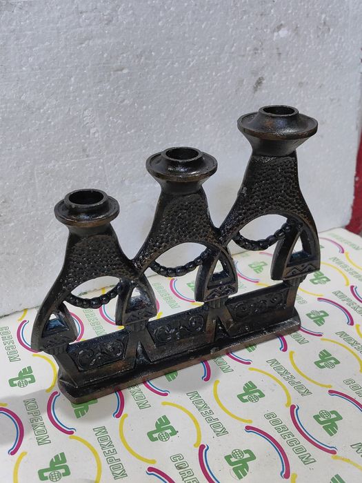 Винтидж свещник матрьошки