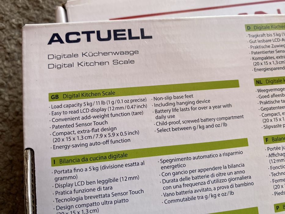 Cantar de bucatarie digital Soehnle nou