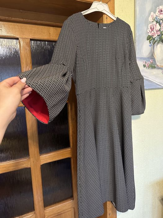 Rochie carouri mici alb/negru