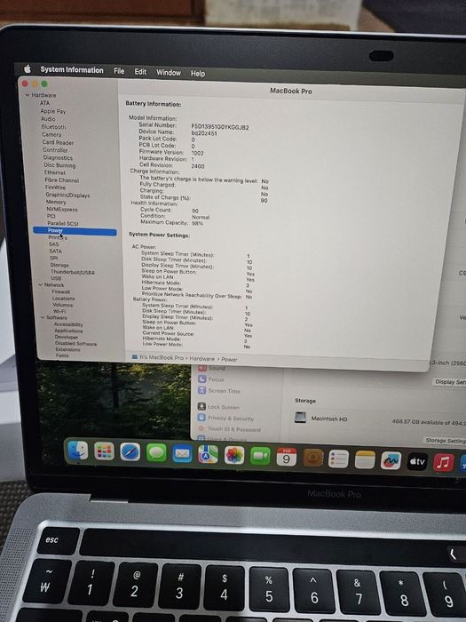 MacBook pro m1 13 dyum spacegray 16GB/512GB/magic mouse 2 full box