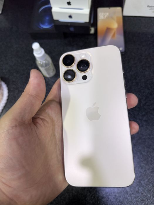 iphone 16 pro max 93% 256g hotira karopka dak bor